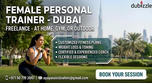 Certified Female Personal Trainer in Dubai | Results-Driven Coaching.