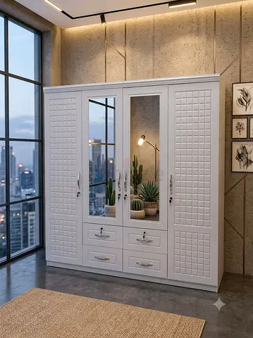 Brand New 4-Door Wardrobe For Sale