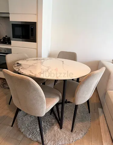 Dining table with chairs