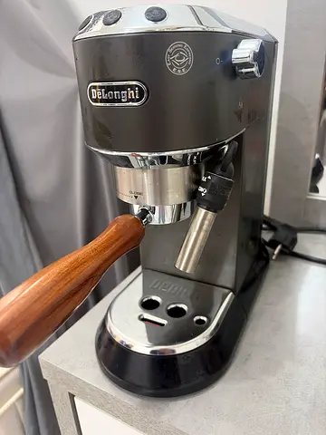 Dedica Pump Espresso Manual Coffee Machine | Cappuccino, Latte Macchiato With Milk Frother | Thermo