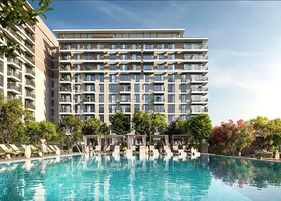 Furnished 1BR Apartment | Golf & Pool View | Golf Point Tower 1, Emaar South