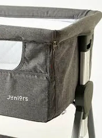 Juniors bedside bassinet / portable baby bassinet - grey