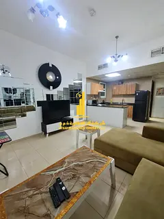 Fully furnished one-bedroom apartment ( 2 bathrooms ) with a hall, with balcony, including all servi