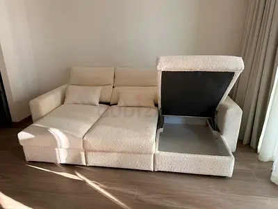 Ikea Eskilstuna L Shape Sofa bed with storage