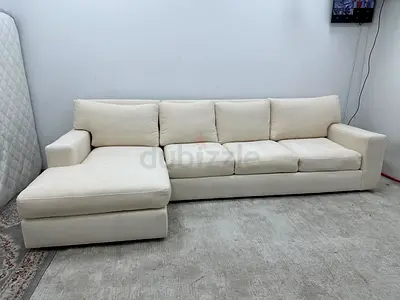 Perfect condition cratebarrel lshape sofa