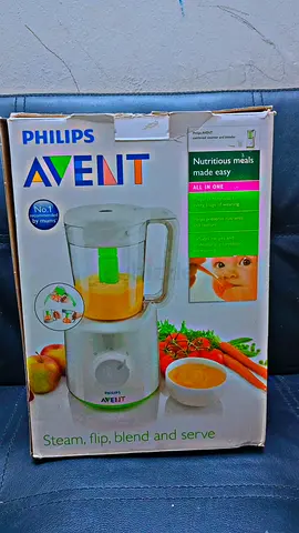 Philips AVENT 4-in-1 Baby Food Maker - Steam, Blend, Defrost Reheat (Excellent)