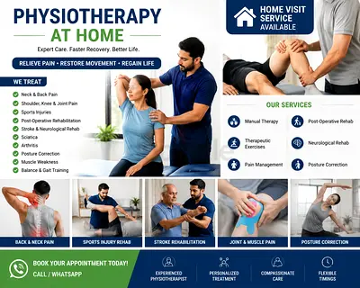 Experienced Physiotherapist | Home Visit Physiotherapy  Marma Therapy
