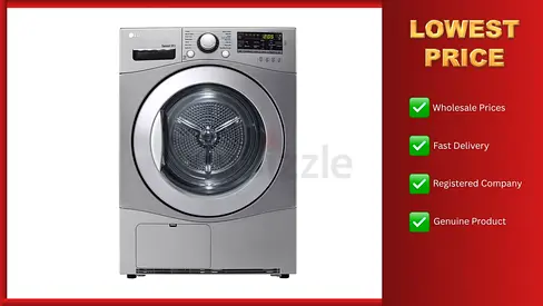 LG Dryer, Condensing Type, 8 Kg, Sensor Dry, Smart Diagnosis