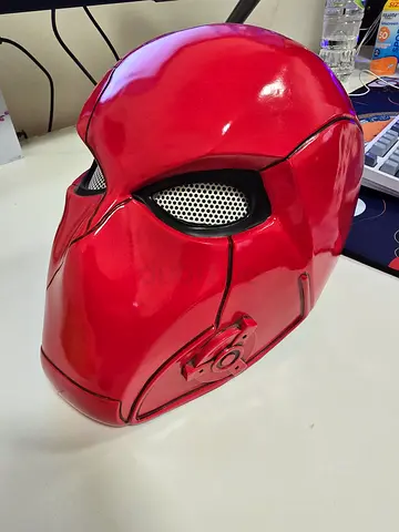Red Hood Helmet / Cosplay Prop (Collectible)