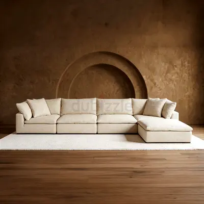 Marina home Luscious original Feather filled Sofa Beige