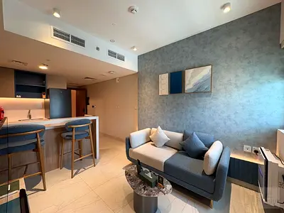 Furnished 1BR Hotel Apartment | Tranquil Wellness Tower | Balcony with City View