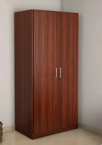 Wooden 2-Door Wardrobe