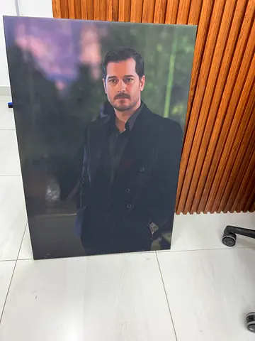 Large Portrait Photo Canvas - Male Portrait, Framed Ashraf Tek