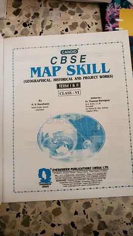 CBSE Map Skill Geographical, Historical  Project Works - Class VII