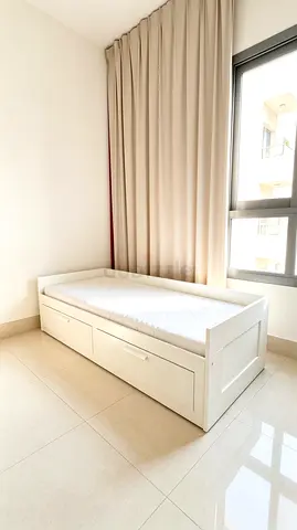 IKEA BRIMNES day bed with 2 drawers and 2 mattresses