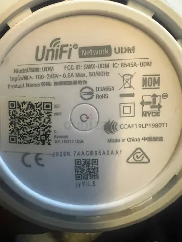 Networks UniFi Dream Machine UDM US (UDM -US) White