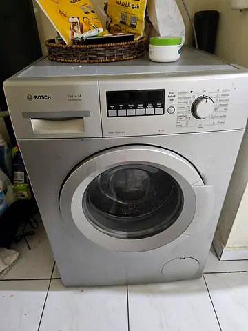 Bosch Front Load Washing Machine - 7kg, Silver, Drums complaint.