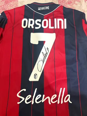 Riccardo Orsolini Hand signed Bologna fc 25/26 jersey