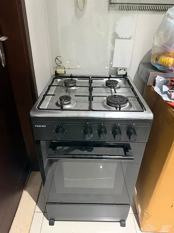 Nikai 4-Burner Gas Cooking Range 50x50 cm (Black) - U3110NBFS