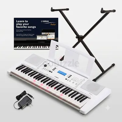 🎹 Yamaha EZ-300 Digital Keyboard Bundle – Excellent Condition! ✨