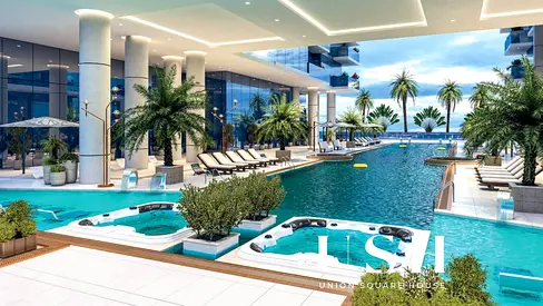 2 Bed+Office | private pool | Higher Floor
