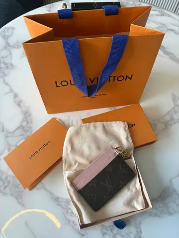 Louis Vuitton Monogram Card Holder with Charm