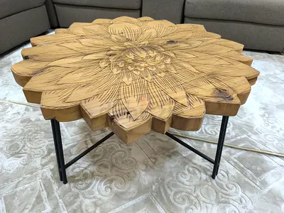 Fancy Hand Made Solid Wood Coffee Table