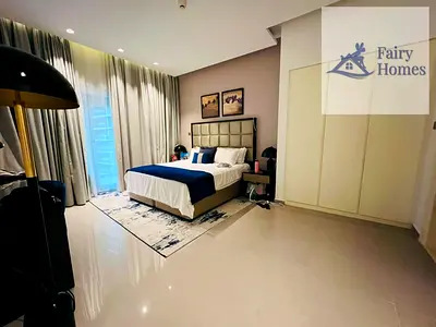 غرفة نوم واحدة مفروشة | داماك ميزون ماجستين | إطلالة على المسبح والمنتزه
