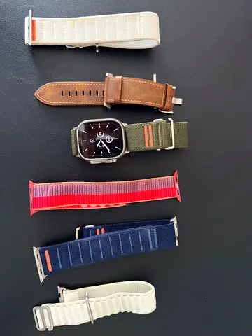 Apple Watch Ultra 2 with extra bands