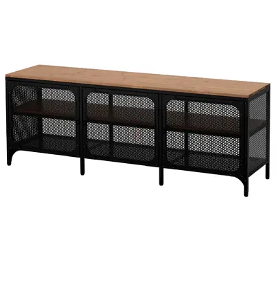 Tv bench black