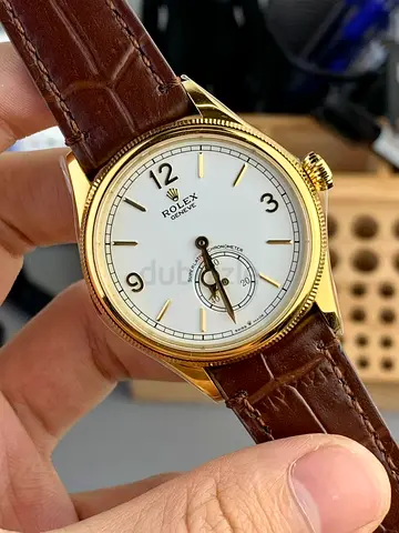 Sc Rolex 1908 yellow Gold intense white edition