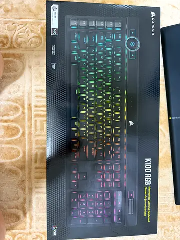 CORSAIR K100 RGB Mechanical Gaming Keyboard – Cherry MX Speed – Complete Box