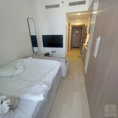 Furnished Studio | Balcony | Pool & Park View