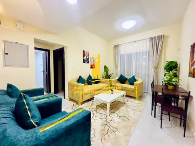 شقه فاخره ثاني ساكن غرفه وصاله مع اطلاله مفتوحه .عجمان النعيميه 2. مفروش بالكامل للإيجار الشهري✨الإيجار يشمل الفواتير والإنترنت
