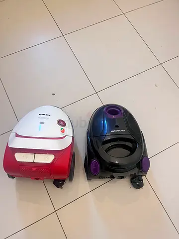Two Compact Bagged Vacuum Cleaners — Working Condition
