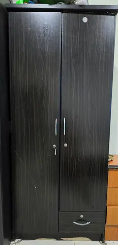 Spacious 2-Door Wardrobe with Hanging  Storage Space – AED 100
