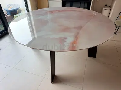Chattels and More Italian Porcelain Dining Table