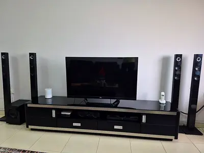 5.1 Surround Sound Home Theater System (Speakers + Subwoofer) NO TV OR TABLE INCLUDED