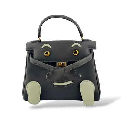 Authentic Hermes Kelly Doll Vert Fonce/Vert Peppermint Swift PBHW