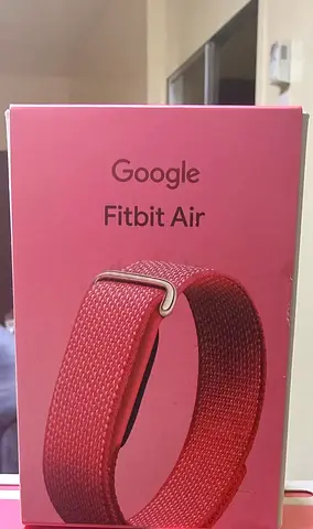 Three brand new boxed Google Fitbit Air (pink) — sealed