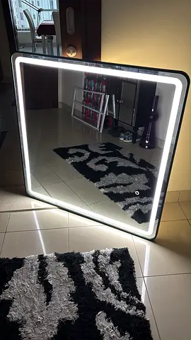 Smart LED Touch Wall Mirror (100x100 cm)
