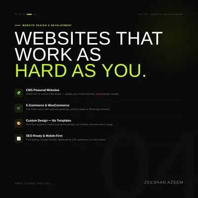 Website Design Starting from AED 1000