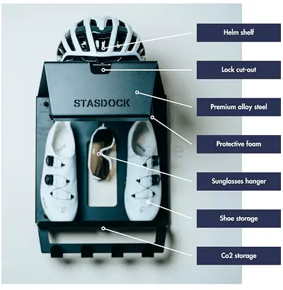 stasdock bike wall mount
