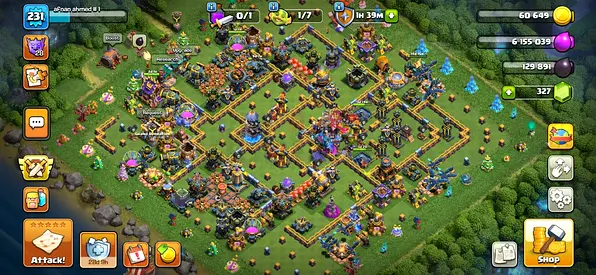 Game clash of clan