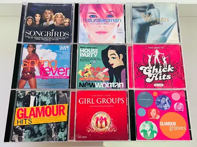 9 Female Pop Music CD’s