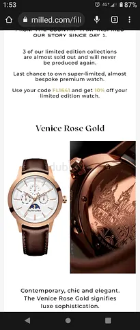 Filippo loreti limited edition watch