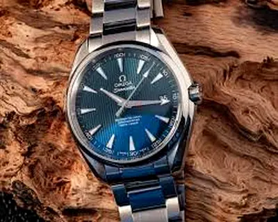 Mastercopy of Omega Seamaster Aqua Terra mens stainless steel watch, excellent condition - QUARTZ