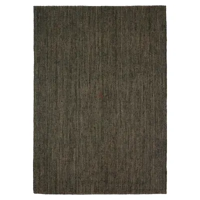 Dark Grey Textured Area Rug - 160x230 cm (approx.)