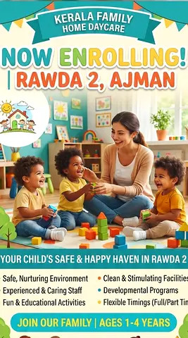 Day care available rawda 2 ajman