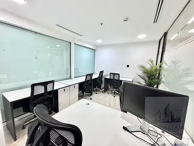 Office for Rent in The Exchange Tower | 170 Sq. Ft. | Near Metro | AED 37K